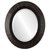 Beveled Mirror - Lombardia Oval Frame - Veined Onyx