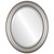 Beveled Mirror - Philadelphia Oval Frame - Silver Shade