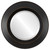 Beveled Mirror - Lombardia Round Frame - Rubbed Black
