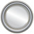 Beveled Mirror - Philadelphia Round Frame - Silver Shade