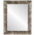 Flat Mirror - Kensington Rectangle Frame - Champagne Silver