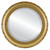 Beveled Mirror - Kensington Round Frame - Gold Spray