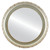 Flat Mirror - Kensington Circle Frame - Silver Shade