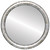 Flat Mirror - Pasadena Circle Frame - Champagne Silver