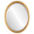 Beveled Mirror - Pasadena Oval Frame - Desert Gold