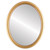 Flat Mirror - Pasadena Oval Frame - Desert Gold
