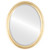 Bevelled Mirror - Pasadena Oval Frame - Gold Leaf