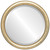 Bevelled Mirror - Pasadena Round Frame - Gold Leaf