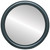 Flat Mirror - Pasadena Circle Frame - Matte Black