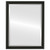 Bevelled Mirror - Pasadena Rectangle Frame - Matte Black