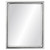Flat Mirror - Pasadena Rectangle Frame - Silver Leaf with Black Antique