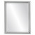 Flat Mirror - Pasadena Rectangle Frame - Silver Spray