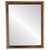 Flat Mirror - Pasadena Rectangle Frame - Walnut