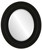 Beveled Mirror - Palomar Oval Frame - Rubbed Black