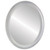 Flat Mirror - Vancouver Oval Frame - Country White