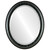 Beveled Mirror - Vancouver Oval Frame - Matte Black