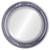 Beveled Mirror - Florence Round Frame - Black Silver