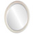Beveled Mirror - Sydney Oval Frame - Country White