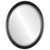 Beveled Mirror - Sydney Oval Frame - Matte Black