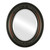 Beveled Mirror - Winchester Oval Frame - Walnut