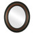 Flat Mirror - Somerset Oval Frame - Walnut