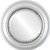 Beveled Mirror - Chicago Round Frame - Silver Spray