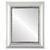Flat Mirror - Chicago Rectangle Frame - Silver Spray