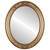 Flat Mirror - Florence Oval Frame - Desert Gold