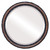 Beveled Mirror - Virginia Round Frame - Vintage Walnut