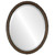 Beveled Mirror - Virginia Oval Frame - Walnut