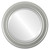 Beveled Mirror - Wright Round Frame - Silver Spray