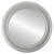 Non-Beveled Mirror - Wright Round Frame - Silver Spray