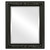 Beveled Mirror - Florence Rectangle Frame - Gloss Black