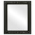 Flat Mirror - Florence Rectangle Frame - Gloss Black
