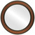 Flat Mirror - Wright Circle Frame - Walnut