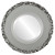 Beveled Mirror - Williamsburg Round Frame - Silver Spray