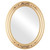 Flat Mirror - Florence Oval Frame - Gold Spray