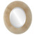 Beveled Mirror - Tribeca Oval Frame - Burnished Silver
