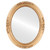 Flat Mirror - Versailles Oval Frame - Gold Paint