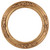 Flat Mirror - Versailles Circle Frame - Gold Paint