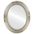 Beveled Mirror - Versailles Oval Frame - Silver
