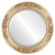 Beveled Mirror - Versailles Round Frame - Silver