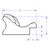 Versailles Rectangle - Profile Drawing