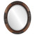 Beveled Mirror - Versailles Oval Frame - Walnut