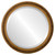 Beveled Mirror - Santa Fe Round Frame - Gold Paint