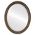 Beveled Mirror - Santa Fe Oval Frame - Rosewood