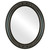 Flat Mirror - Florence Oval Frame - Royal Blue