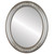 Flat Mirror - Florence Oval Frame - Silver Shade