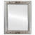 Beveled Mirror - Florence Rectangle Frame - Silver Leaf with Brown Antique
