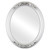 Flat Mirror - Florence Oval Frame - Silver Spray